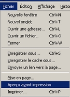 aperu avant impression