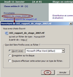 Cahier de texte
