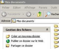 Créer un dossier