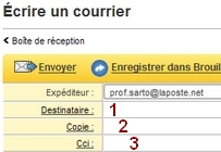 Ecrire un courriel